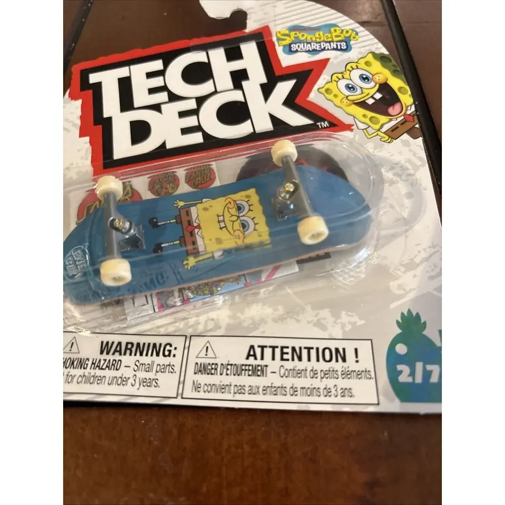 TECH DECK SANTA CRUZ SKATEBOARDS SPONGEBOB SQUAREPANTS Fingerboard 2/7
